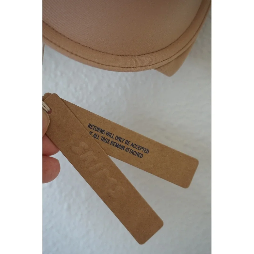 NWT SKIMS Fits Everybody T-Shirt Bra Underwire Ochre 32DDD - Picture 3 of 3